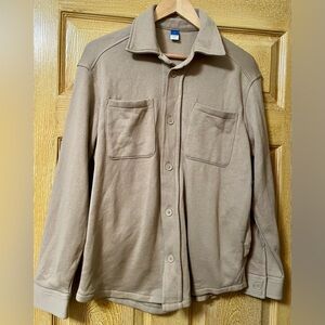 NWT Men's Old Navy Tan Shacket size Small